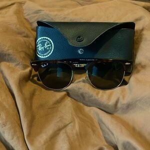 Ray-ban Clubmaster Polarized Sunglasses unisex